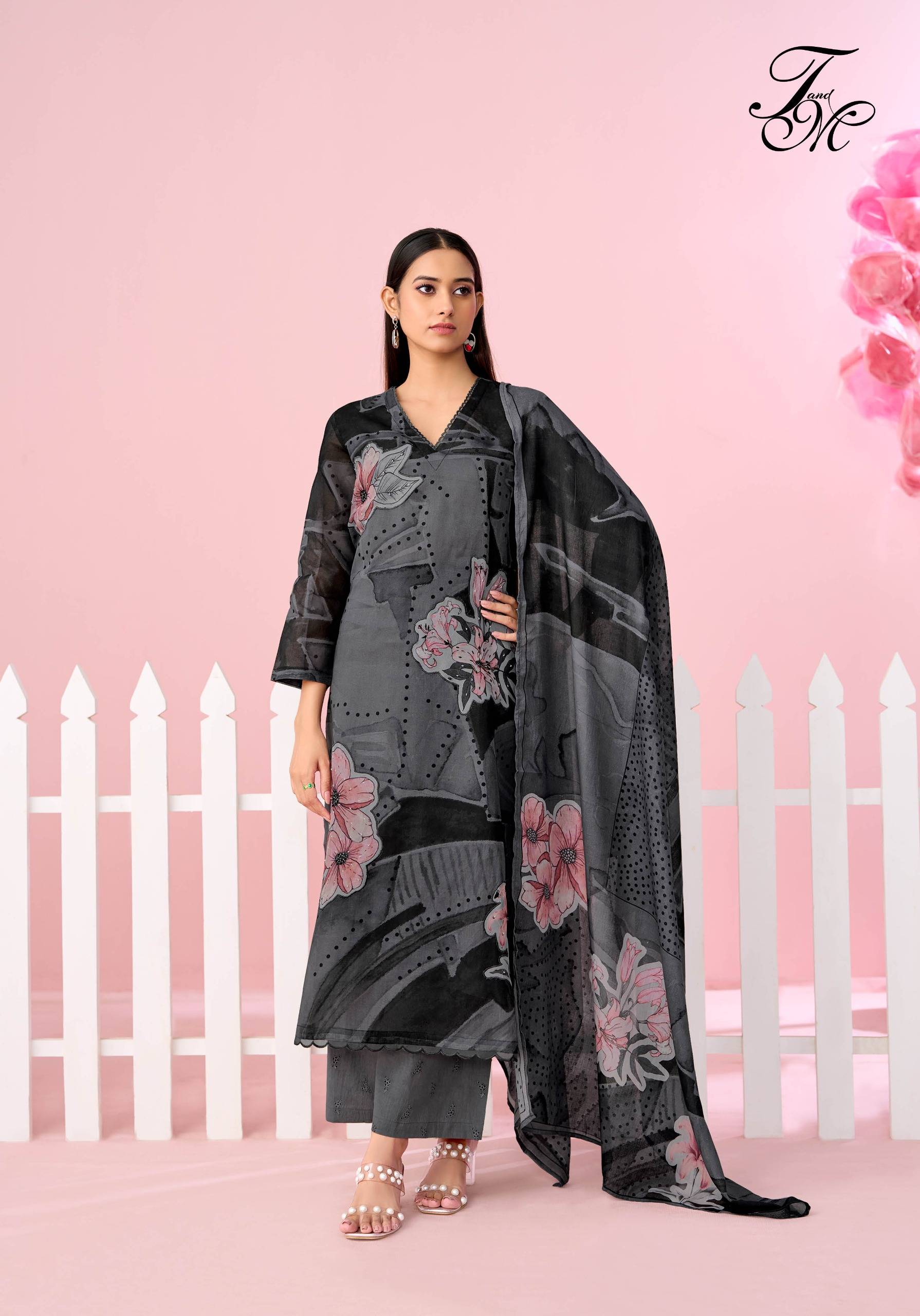 Candy walk By T And M Designer Studio Beautiful Festive Suits Colorful Stylish Fancy Casual Wear & Ethnic Wear organdie digital Dresses At Wholesale Price 